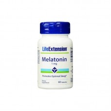 Life Extension Suplemento De Melatonina 1mg (60 Cápsulas)